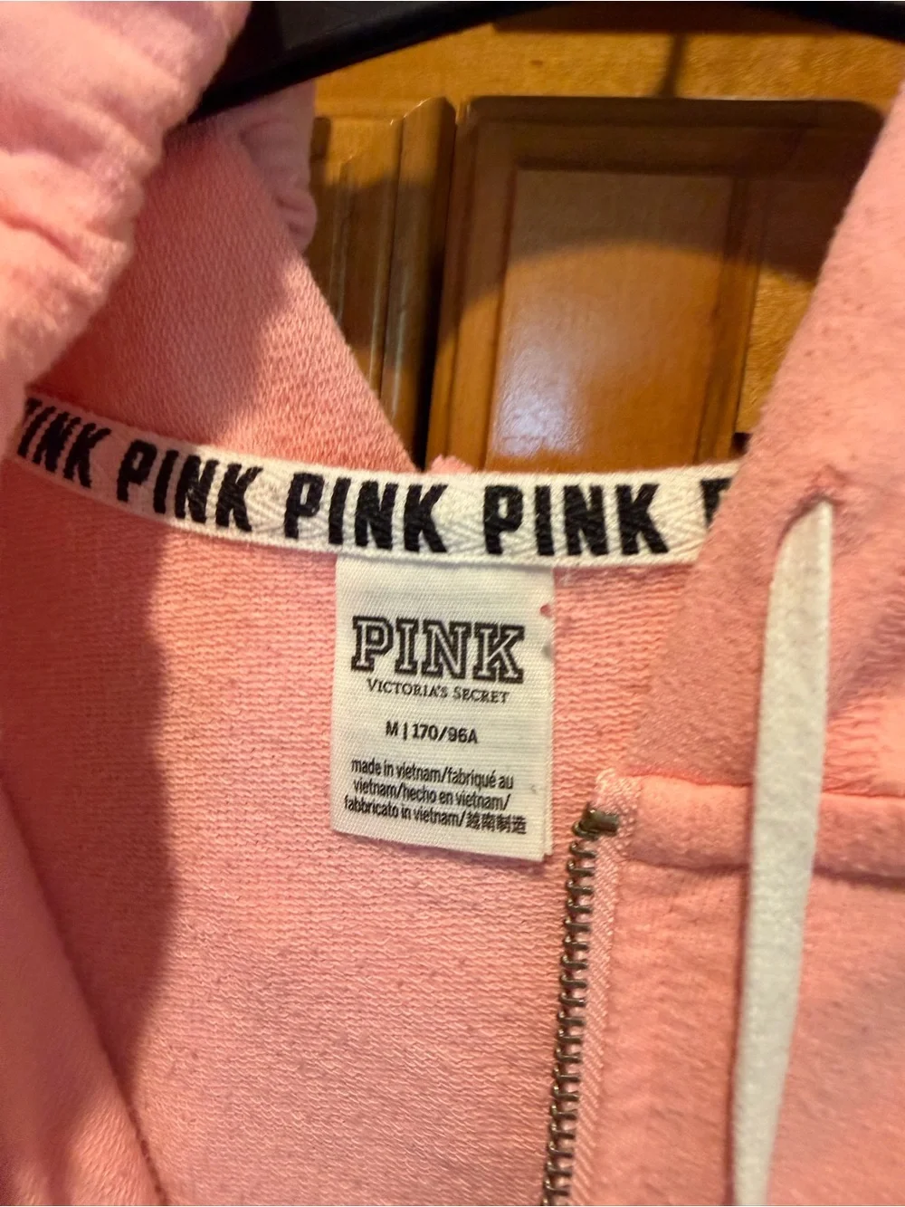 PINK by Victoria's Secret Zip Up Hoodie. Women's Medium. Used Condition - Picture 5 of 12
